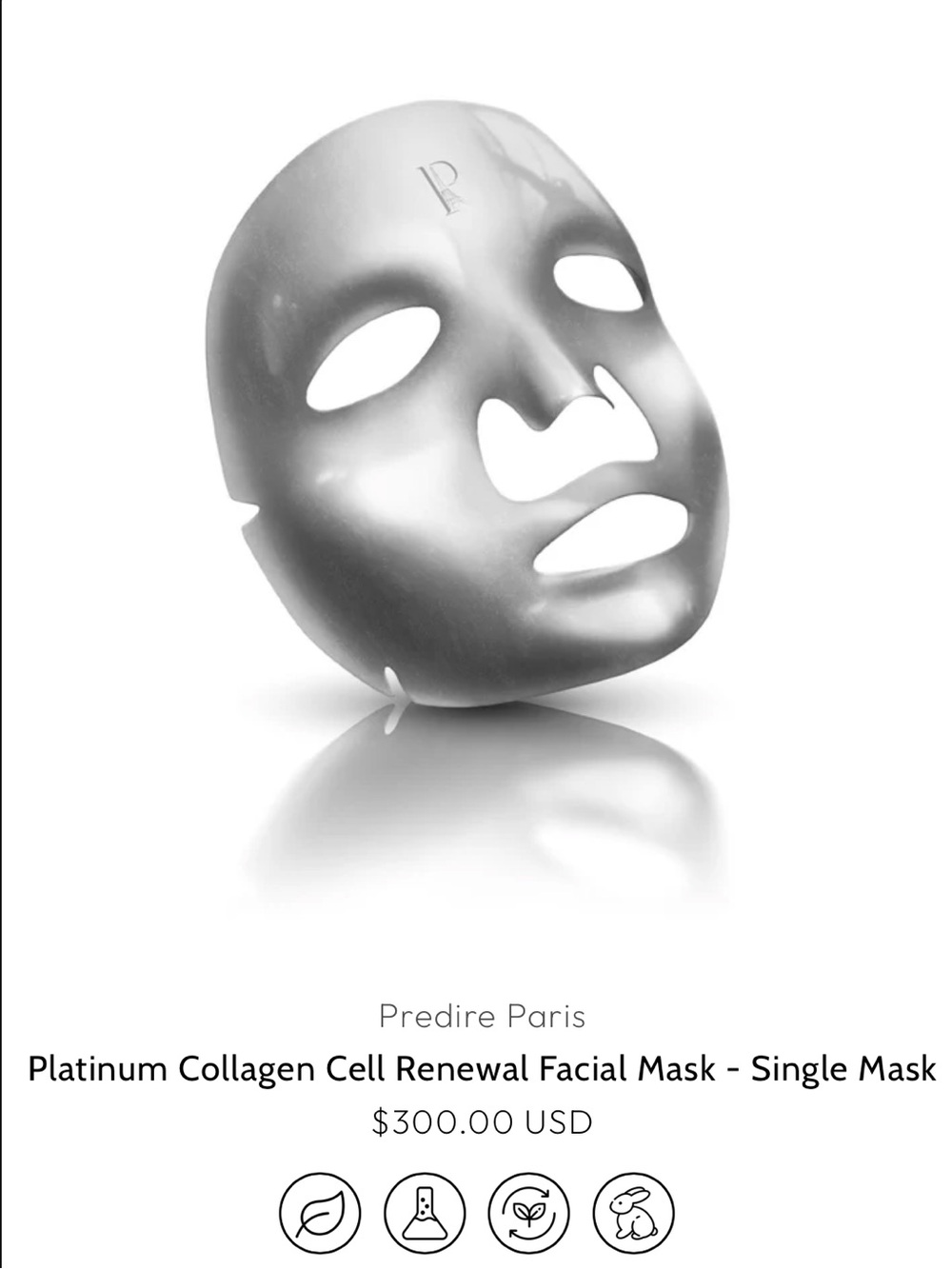 Platinum Collagen Cell Renewal Facial Prédiré